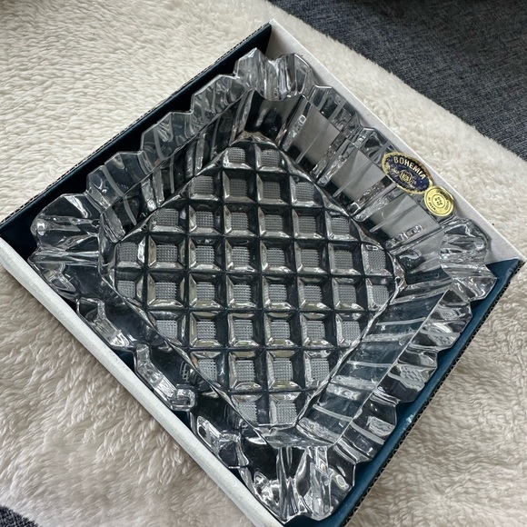 Bohemia Crystal Ashtrays - Picture 4 of 5